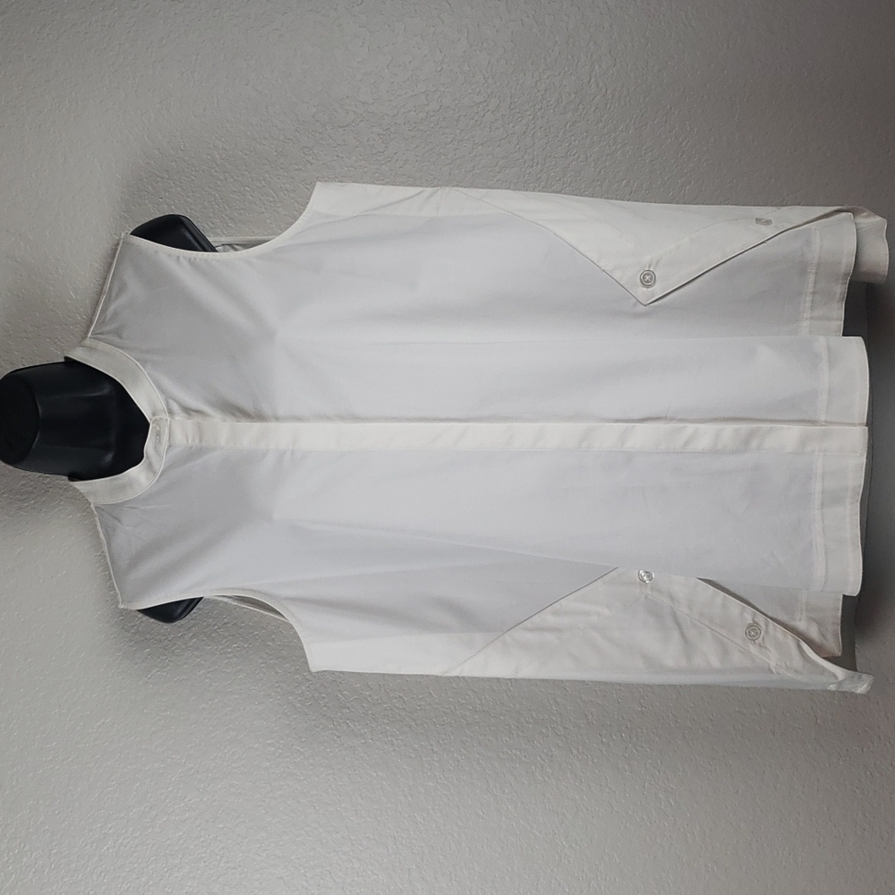 Vision 155 | NWT Women's Contemporary Retro Classis White Blouse Sz 14